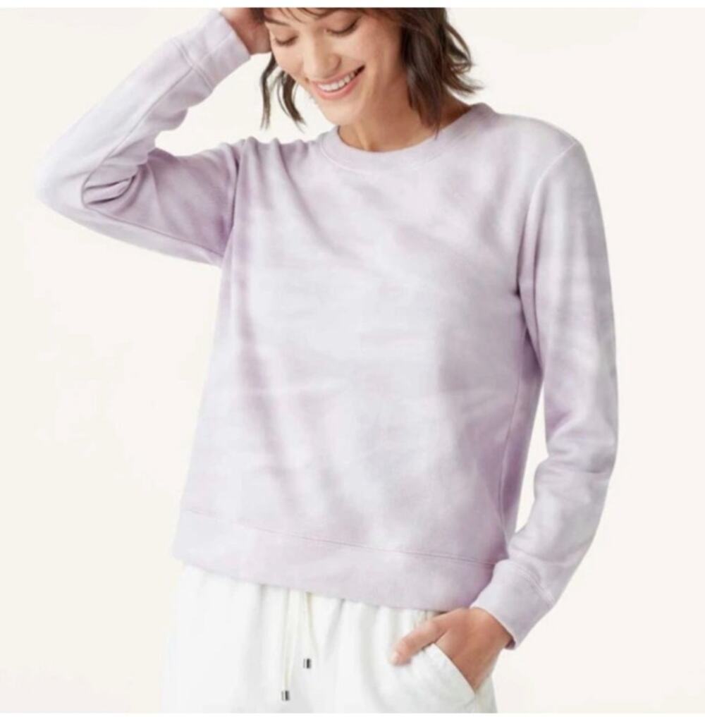 SPLENDID | Twilight Tie-Dye Pullover Sweatshirt in Eve Hush/Blush Size medium